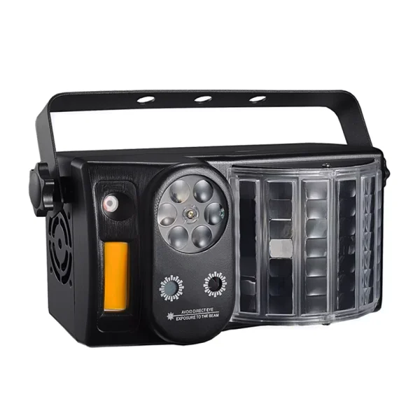 LED Mini Stage Light Laser Projector Remote Sound Active for Party DJ Disco Wedding Dance Lamp