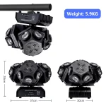 Laser Stage Move Headlights Three Heads RGBW Rotating Moving DMX512 for Disco Party Bar Lamp Laser Stage Move Headlights Three Heads RGBW Rotating Moving DMX512 for Disco Party Bar Lamp