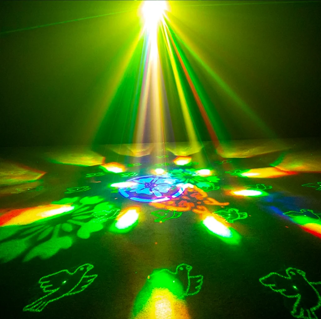 Mini Laser Projector Stage light 6*10W RGBW LED Disco Pattern Light DMX Remote Control Mini Laser Projector Stage light 6*10W RGBW LED Disco Pattern Light DMX Remote Control