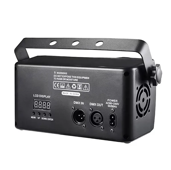 Mini Laser Projector Stage light 6*10W RGBW LED Disco Pattern Light DMX Remote Control