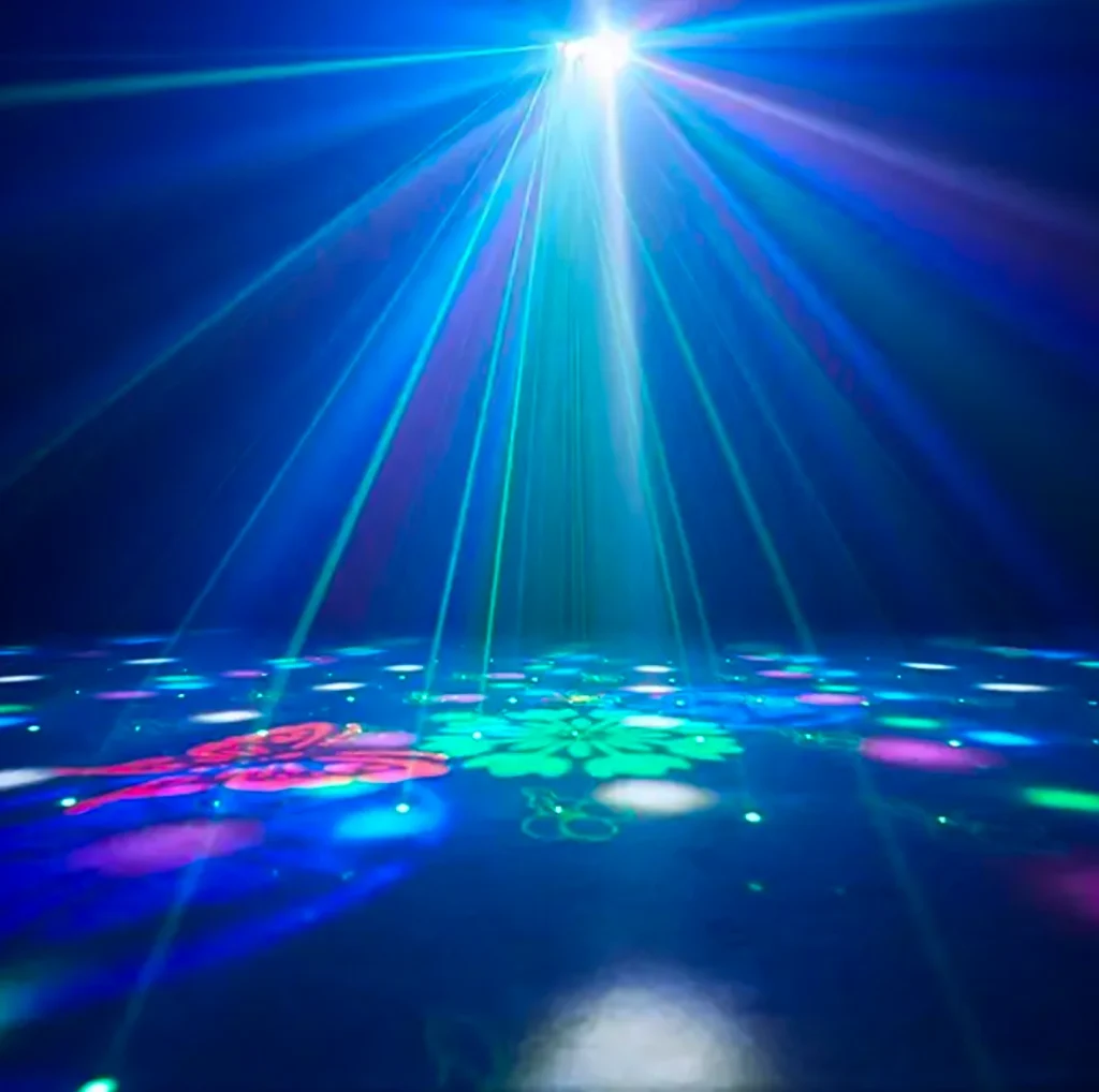 Mini Laser Projector Stage light 6*10W RGBW LED Disco Pattern Light DMX Remote Control Mini Laser Projector Stage light 6*10W RGBW LED Disco Pattern Light DMX Remote Control