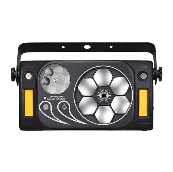 Mini Laser Projector Stage light 6*10W RGBW LED Disco Pattern Light DMX Remote Control