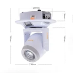 Mini led spot moving head light 100W Beam pattern light for KTV Nightclub Room Disco Stage Mini led spot moving head light 100W Beam pattern light for KTV Nightclub Room Disco Stage