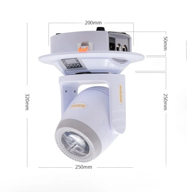 Mini led spot moving head light 100W Beam pattern light for KTV Nightclub Room Disco Stage