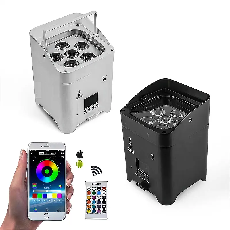 Spot battery powered uplights wireless RGBAW+UV lighting with D-Fi DMX control Spot battery powered uplights wireless RGBAW+UV lighting with D-Fi DMX control