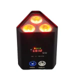 Triangular shaped battery powered par lights