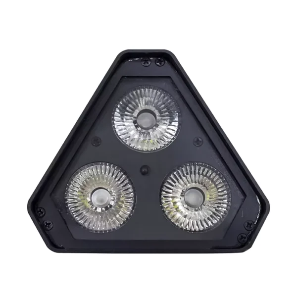Triangular shaped battery powered par lights
