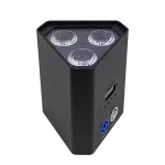 Triangular shaped battery powered par lights