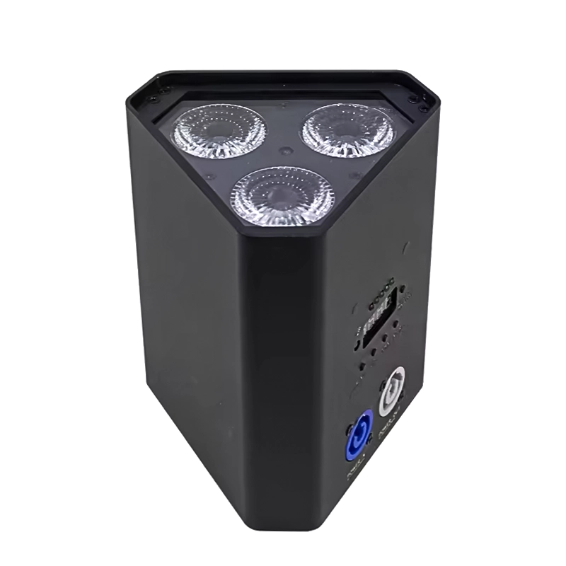 Triangular shaped battery powered par lights Triangular shaped battery powered par lights