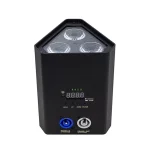 Triangular shaped battery powered par lights