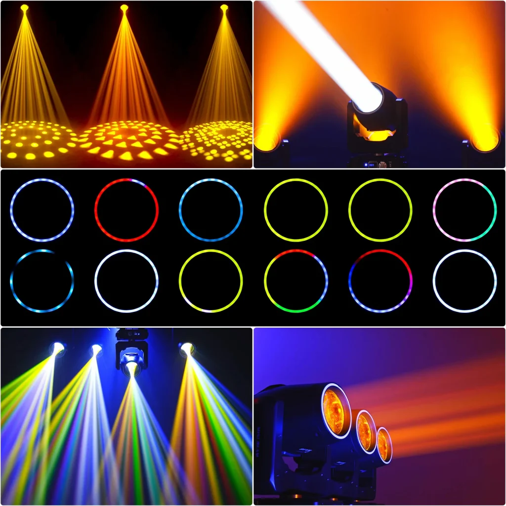 Mini Beam Moving Head Light RGBW DMX512 Stage Lights For Play DJ Wedding Party Music Mini Beam Moving Head Light RGBW DMX512 Stage Lights For Play DJ Wedding Party Music