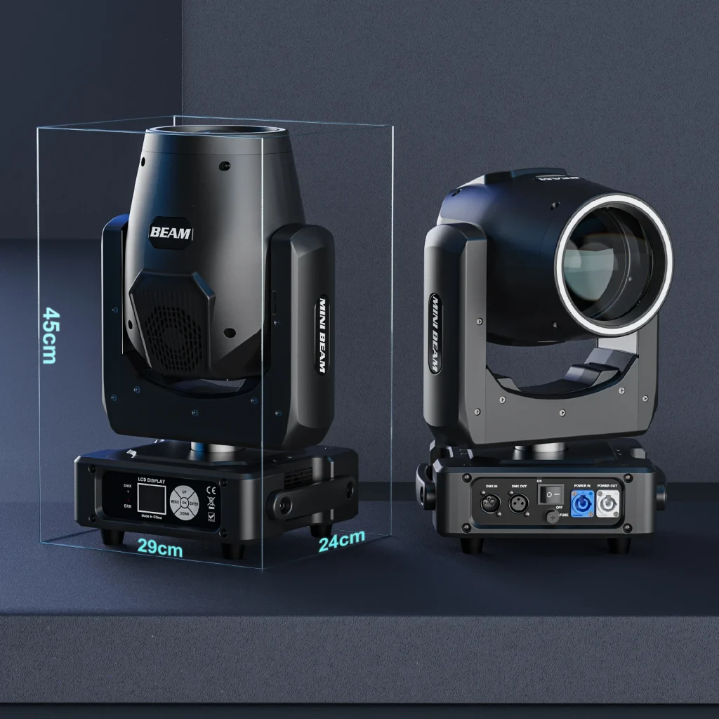 Mini Beam Moving Head Light RGBW DMX512 Stage Lights For Play DJ Wedding Party Music Mini Beam Moving Head Light RGBW DMX512 Stage Lights For Play DJ Wedding Party Music