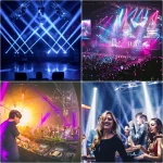 Mini Beam Moving Head Light RGBW DMX512 Stage Lights For Play DJ Wedding Party Music Mini Beam Moving Head Light RGBW DMX512 Stage Lights For Play DJ Wedding Party Music