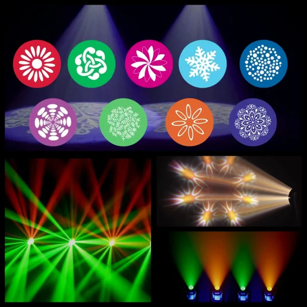 Outdoor Moving Head Lights 380W RGB Waterproof DMX512 Angle for For Family Party Disco Bar Show Event Lighting