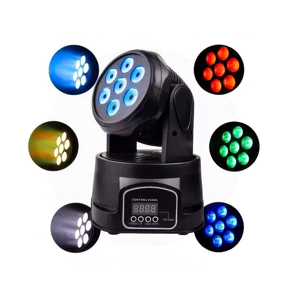 Mini moving heads led RGBW RDGBWA DMX For family DJ Club Stage Disco Mini moving heads led RGBW RDGBWA DMX For family DJ Club Stage Disco