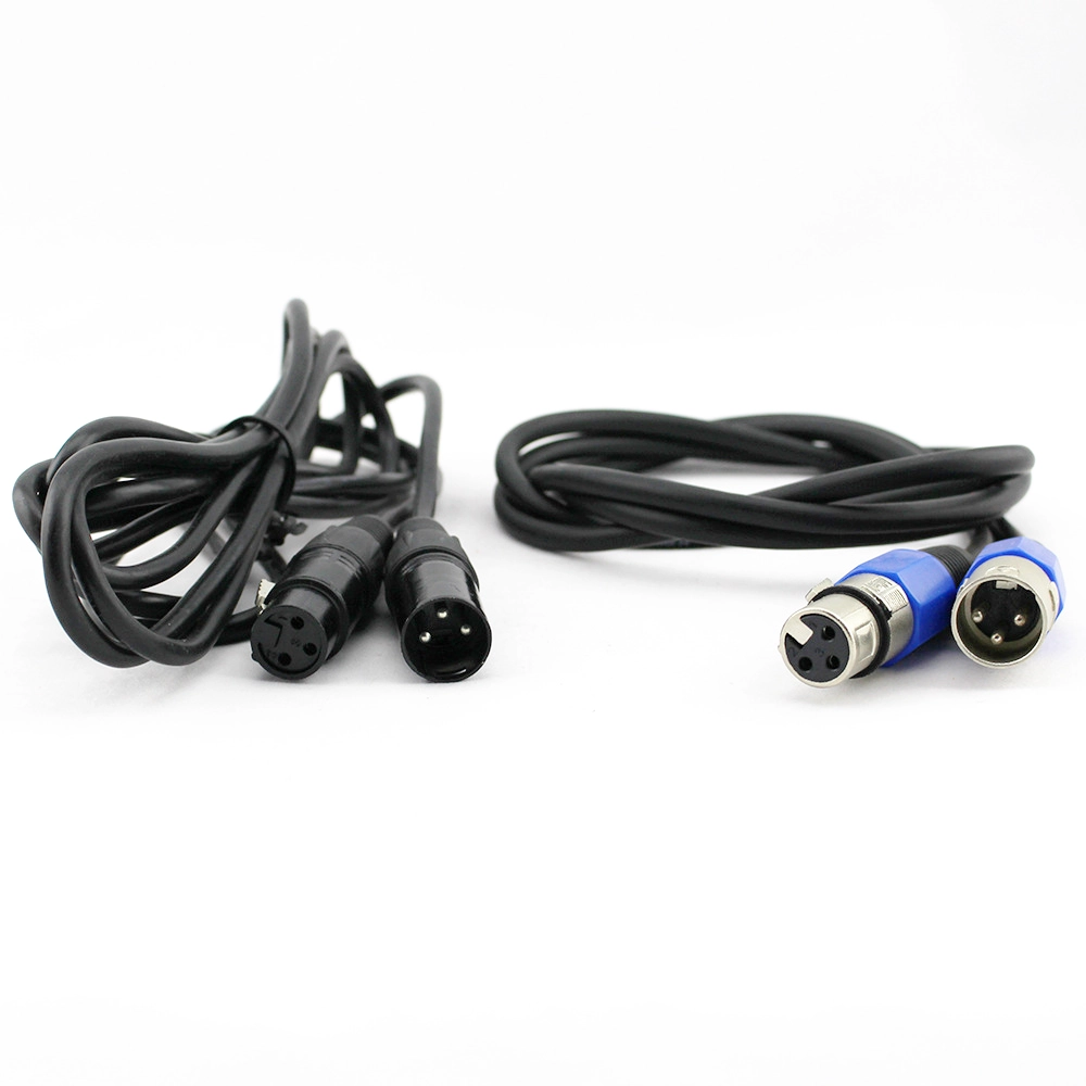 3pin male female signals DMX512 connection cables for stage lighting 3pin male female signals DMX512 connection cables for stage lighting